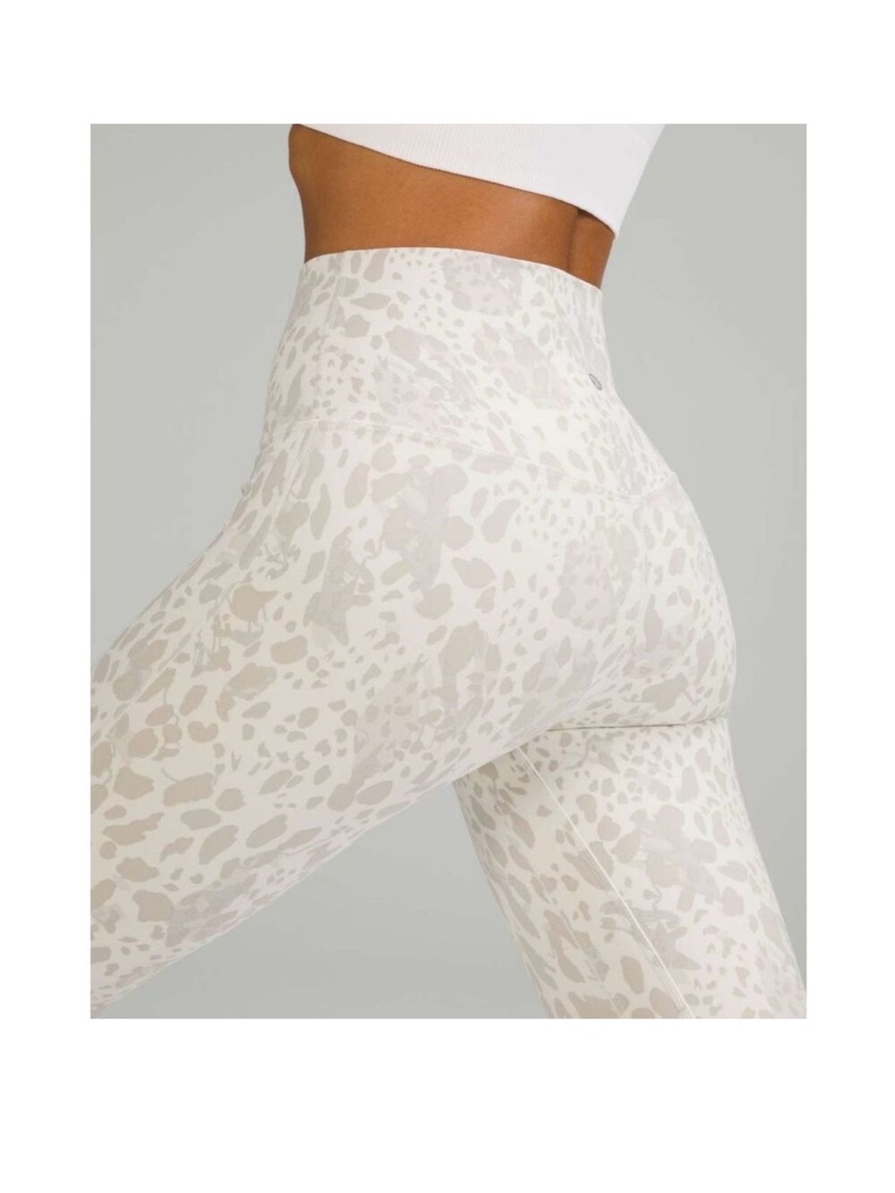 Lululemon Align cheetah camo antique white. NWOT
